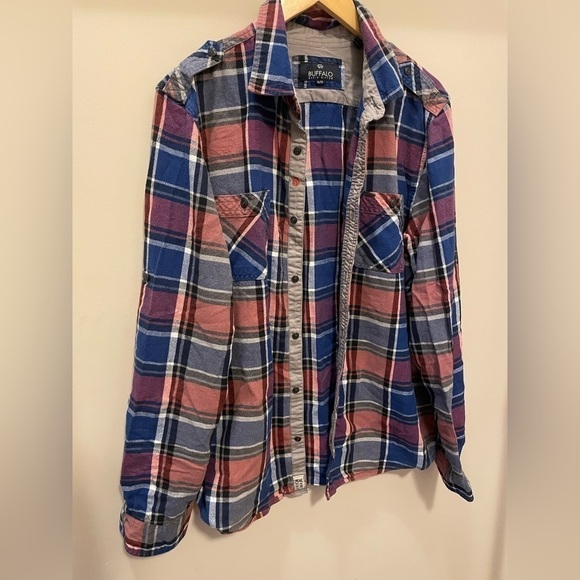 BUFFALO David Bitton Mens Plaid Casual Button Down XL - Picture 8 of 8